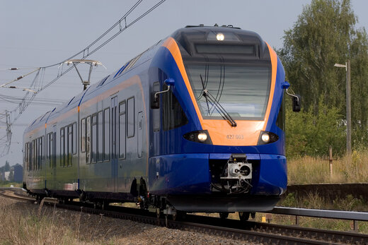 Ein Zug der Cantus Verkehrsgesellschaft