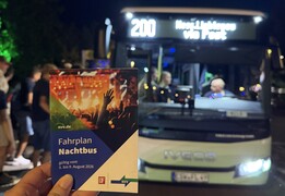 Viele Festivalbesucher haben das ergänzende Busangebot während des Open-Flair-Festivals genutzt. Foto: LENZevents/NVV